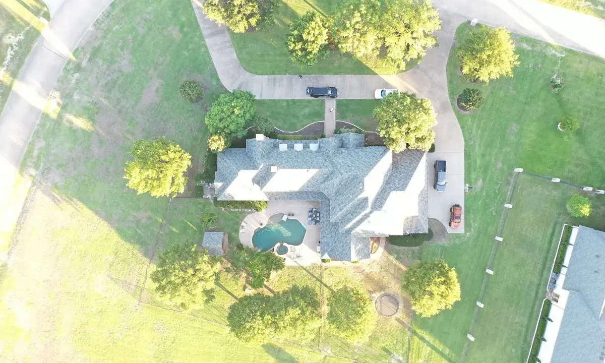 New shingle roof installation on a home in Pantops